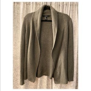Gray cardigan